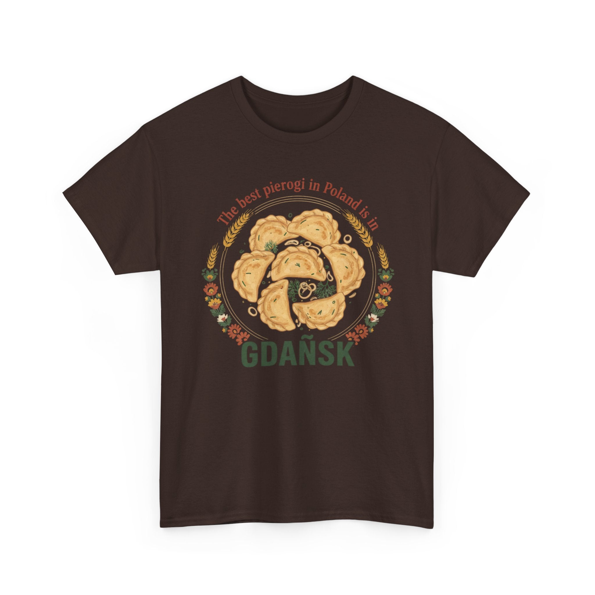 Gdańsk Pierogi T-Shirt — "The best pierogi in Poland" Travel Souvenir Tee