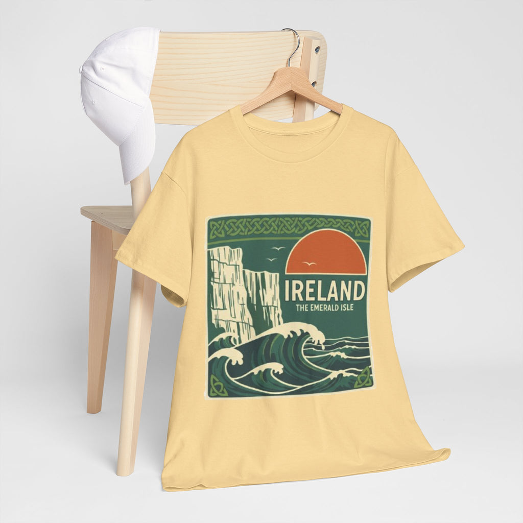 Ireland Vintage Travel Tee — 'Ireland The Emerald Isle' Graphic T‑Shirt