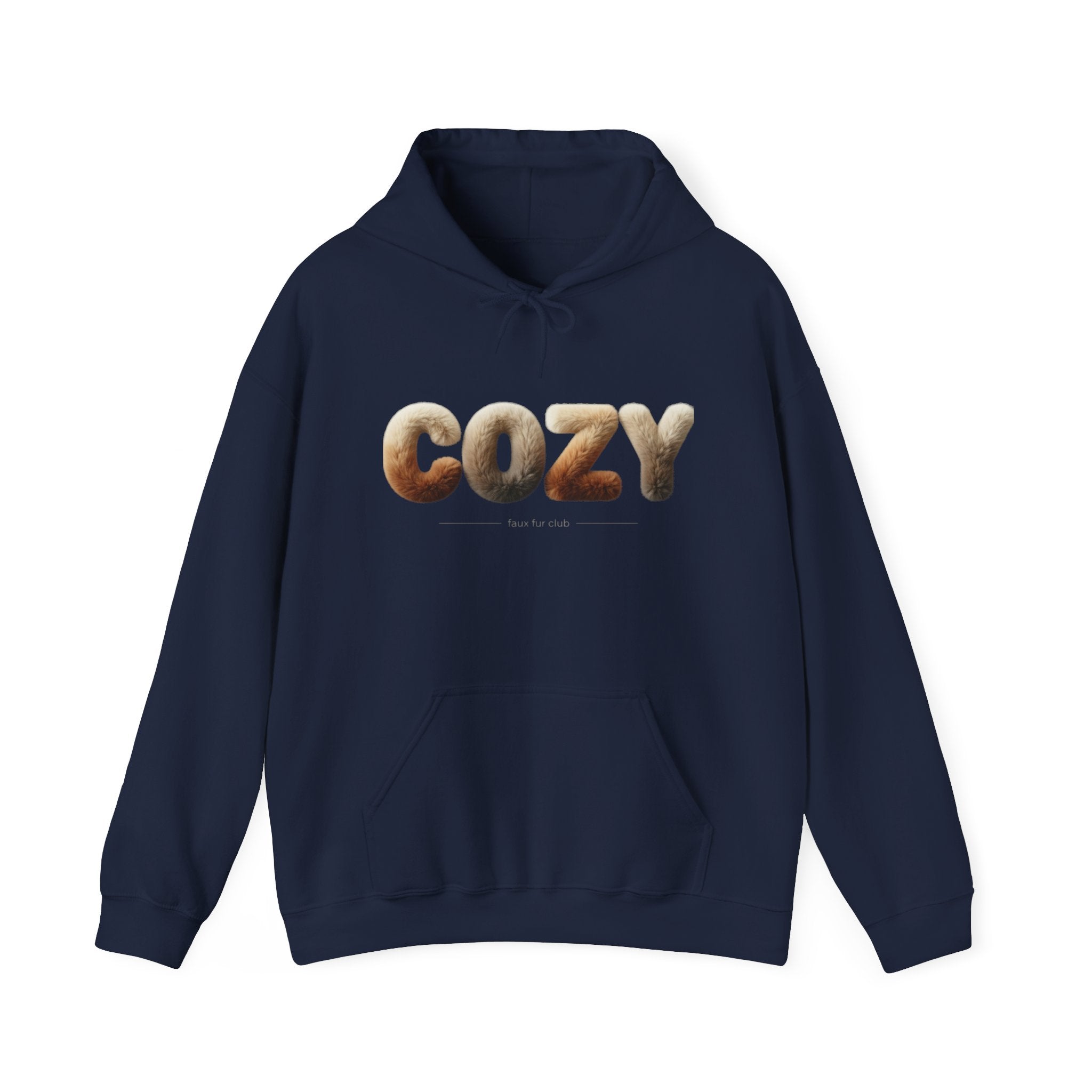 Cozy faux fur texture hoodie | faux-fur print, cozy texture design