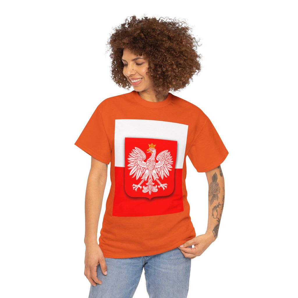 Polish White Eagle T-Shirt — Polska Coat of Arms Tee