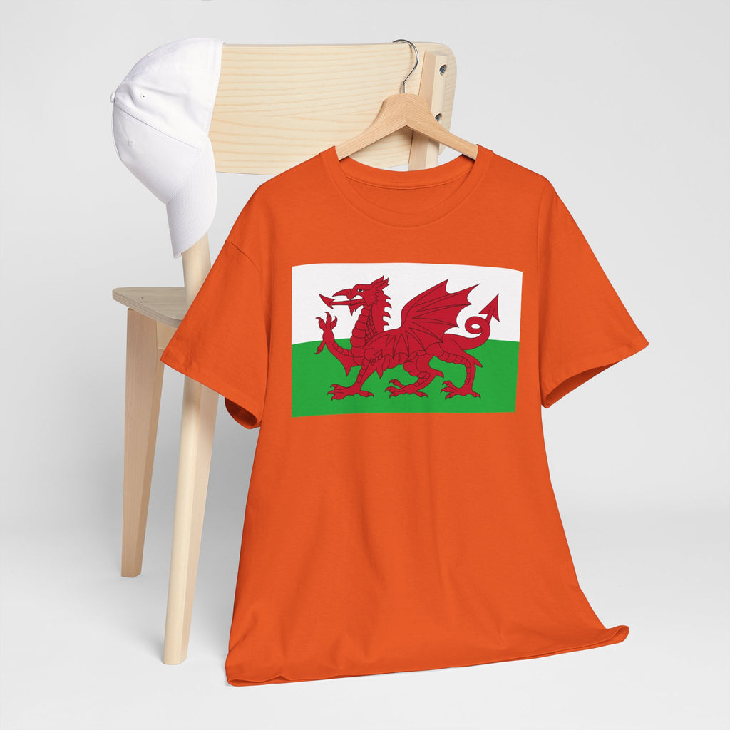 Welsh Dragon T‑Shirt — Cymru Red Dragon Flag Tee