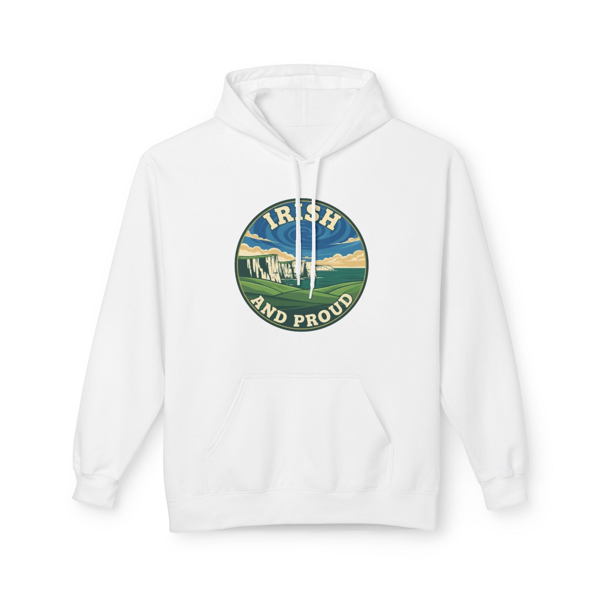 Irish and Proud Hoodie — Vintage Ireland Graphic Pullover