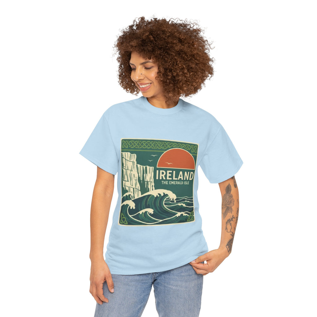 Ireland Vintage Travel Tee — 'Ireland The Emerald Isle' Graphic T‑Shirt