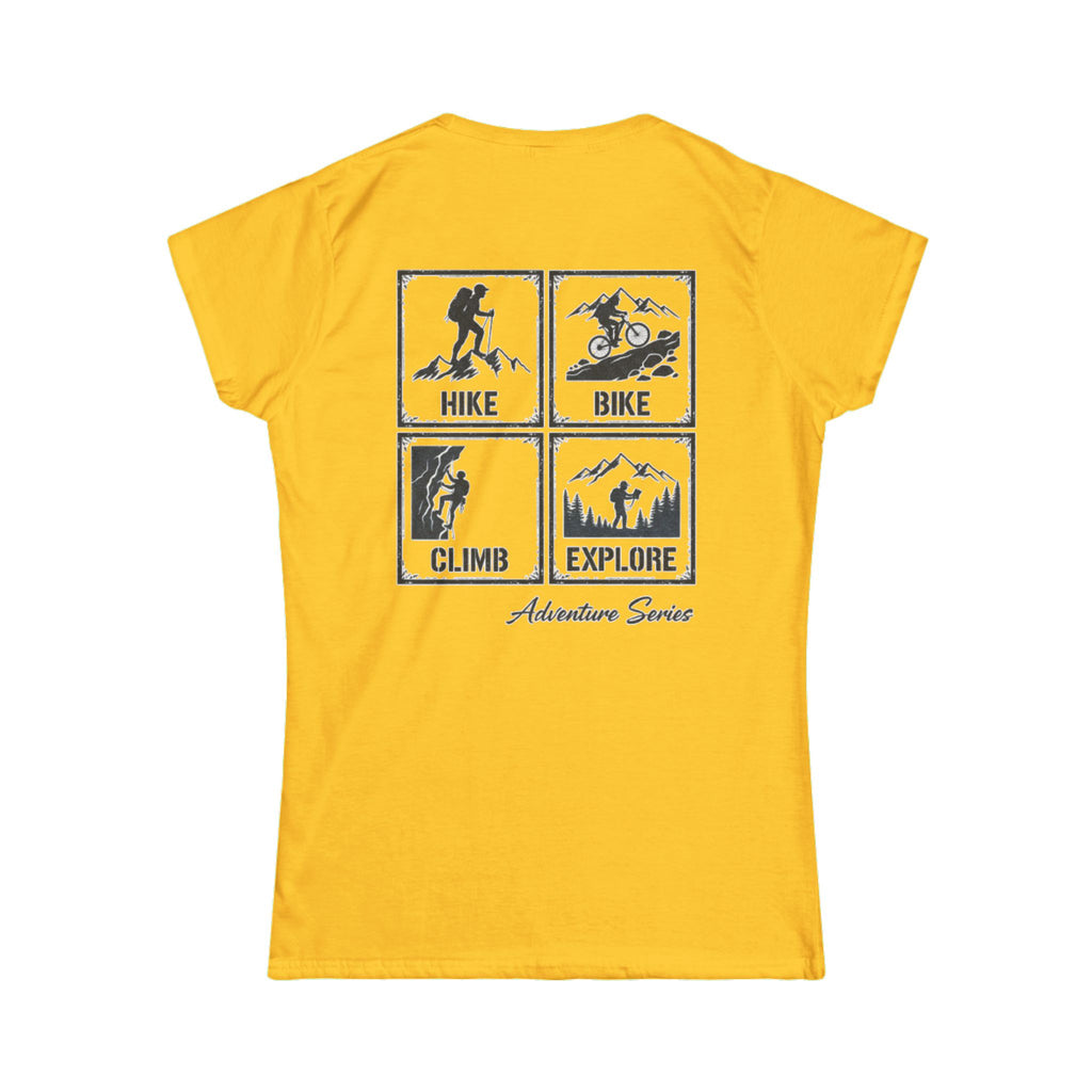 Exploring Adventure Tee — Hike, Bike, Climb Outdoor Women's Shirt