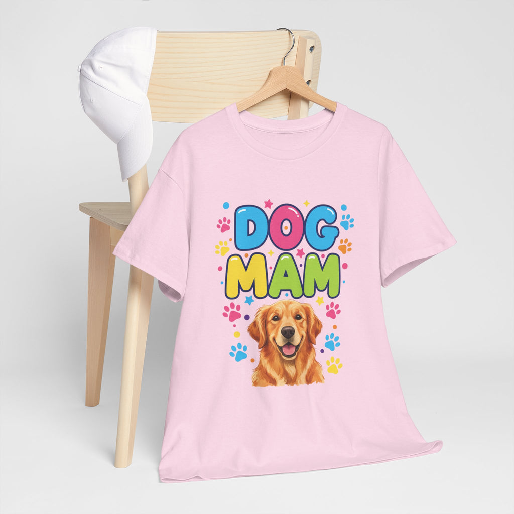Dog Mam T-Shirt — Cute Colorful "Dog Mam" Graphic Tee for Dog Lovers