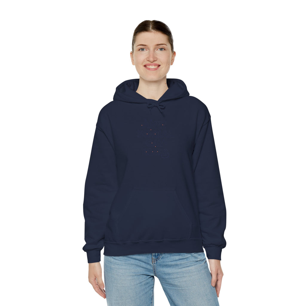 Hollow Outline Typography Hoodie | outline text shirt, minimalist typography