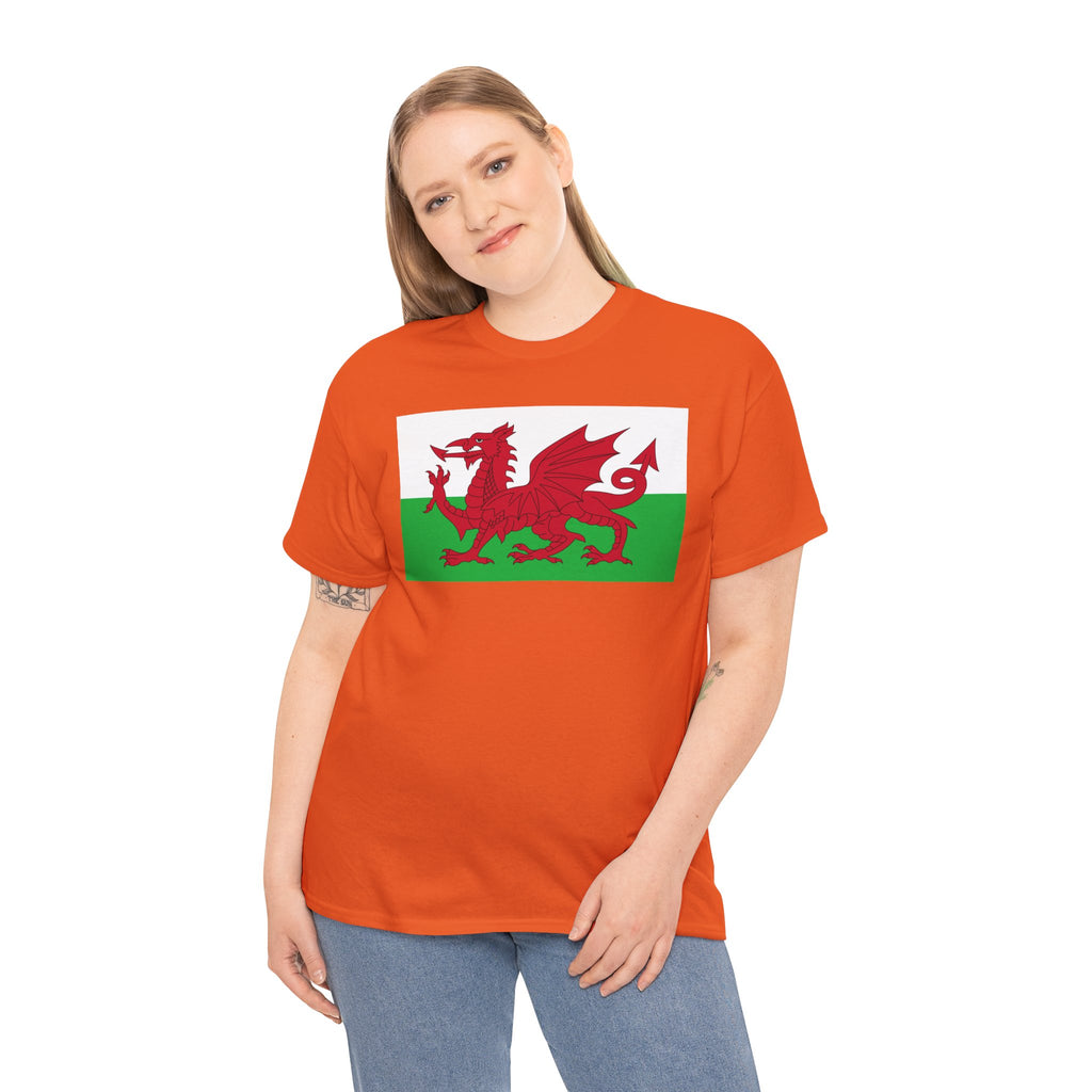 Welsh Dragon T‑Shirt — Cymru Red Dragon Flag Tee