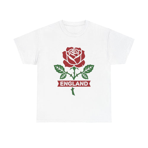 England Rose T-Shirt – Vintage Red Rose England Tee