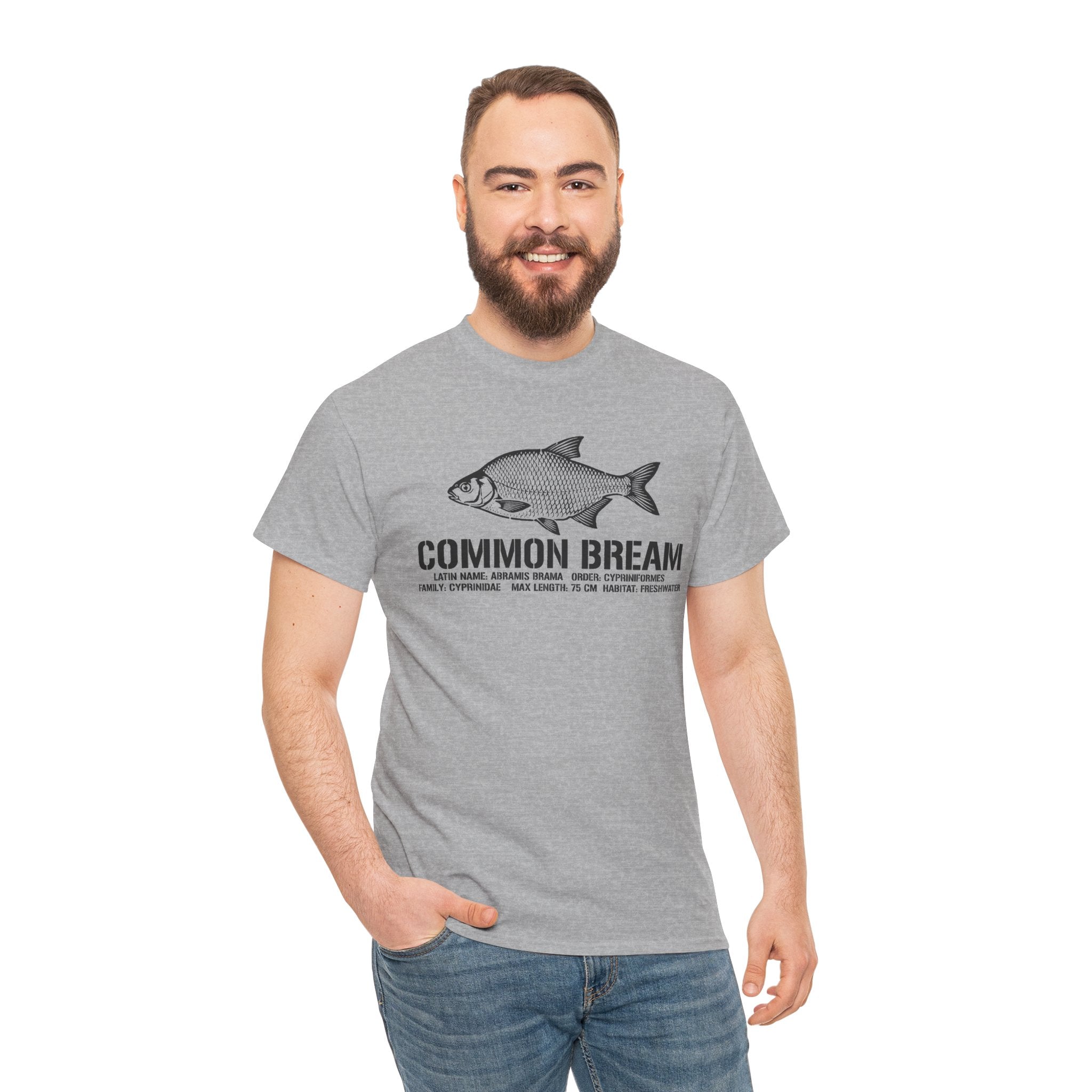 Common Bream Fishing Tee — Vintage Fish Illustration T-Shirt