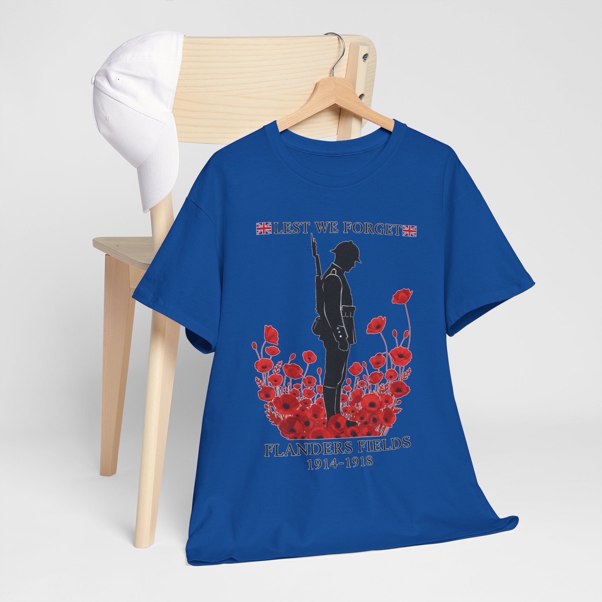 Flanders 1914–1918 T-Shirt — Great War Heritage Graphic