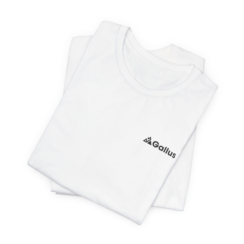 Gallus Minimal Logo T‑Shirt — Small Chest Emblem Casual Tee