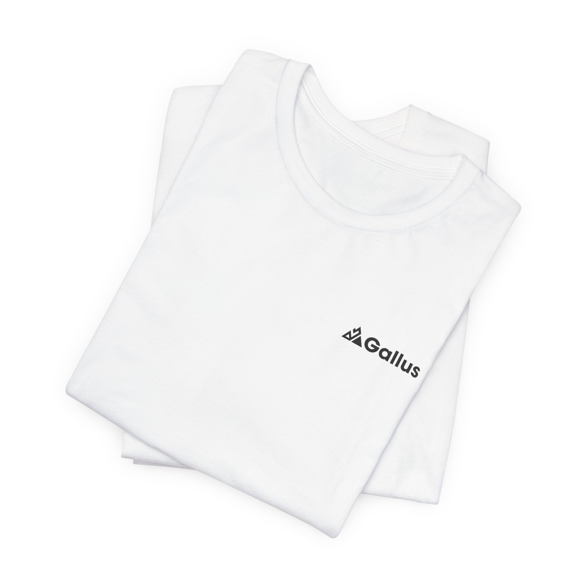 Gallus Minimal Logo T‑Shirt — Small Chest Emblem Casual Tee