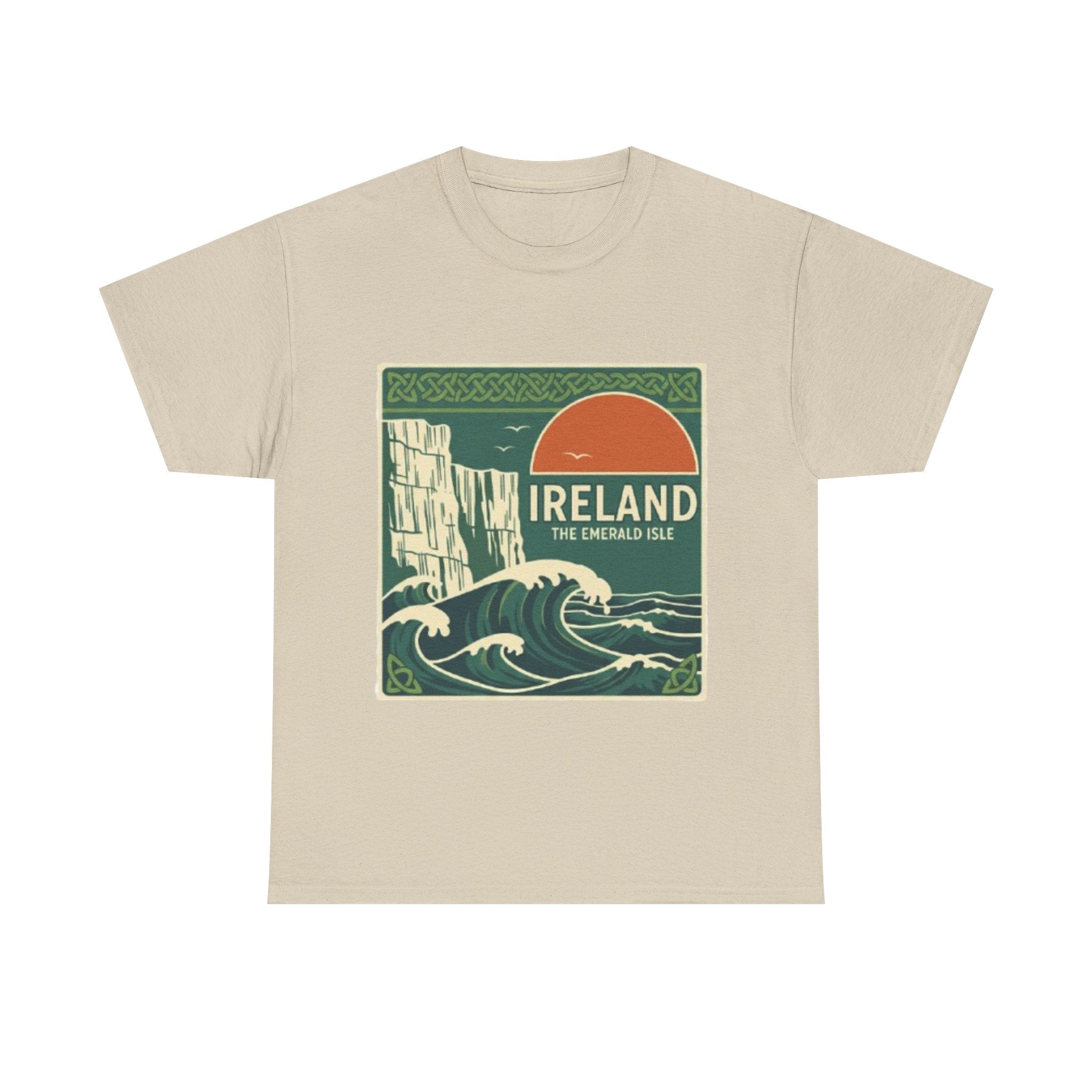 Ireland Vintage Travel Tee — 'Ireland The Emerald Isle' Graphic T‑Shirt