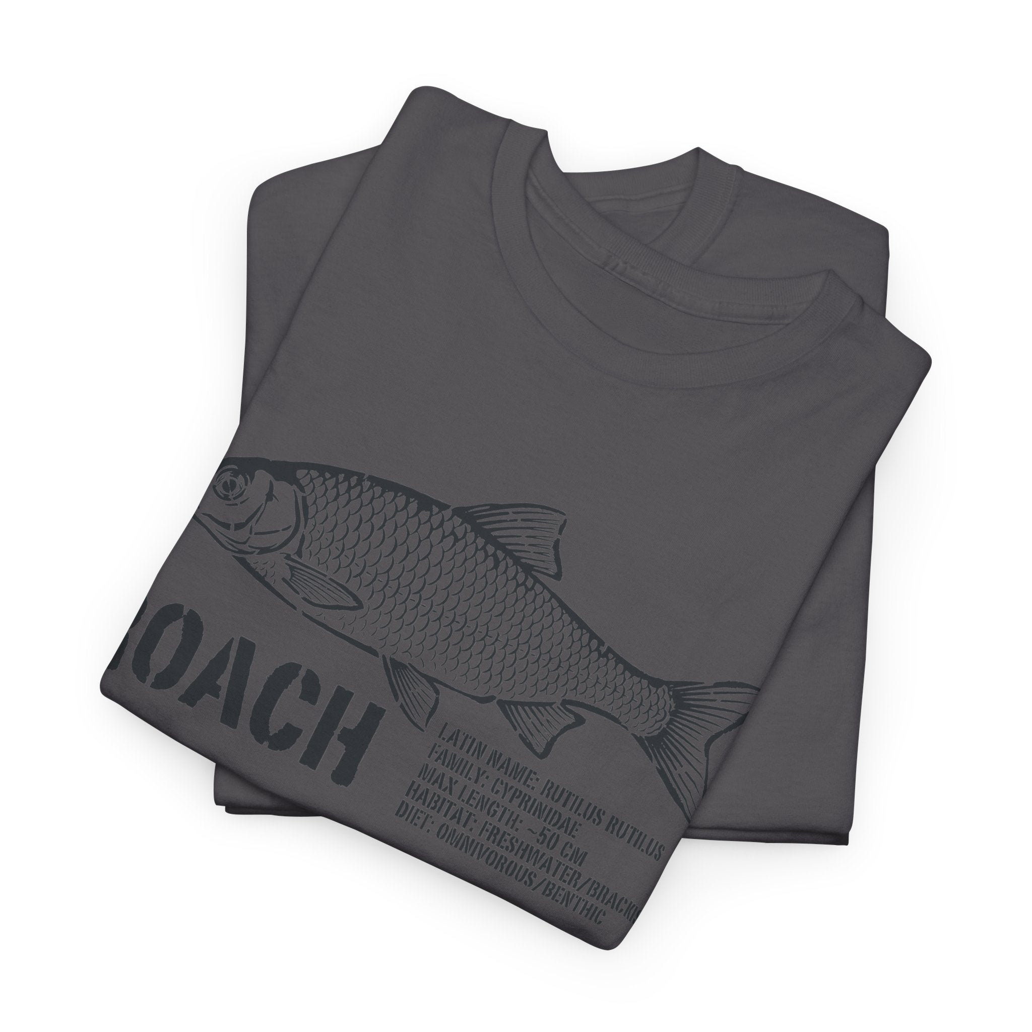 Roach Fish Sketch Tee — Vintage Angler Graphic T-Shirt