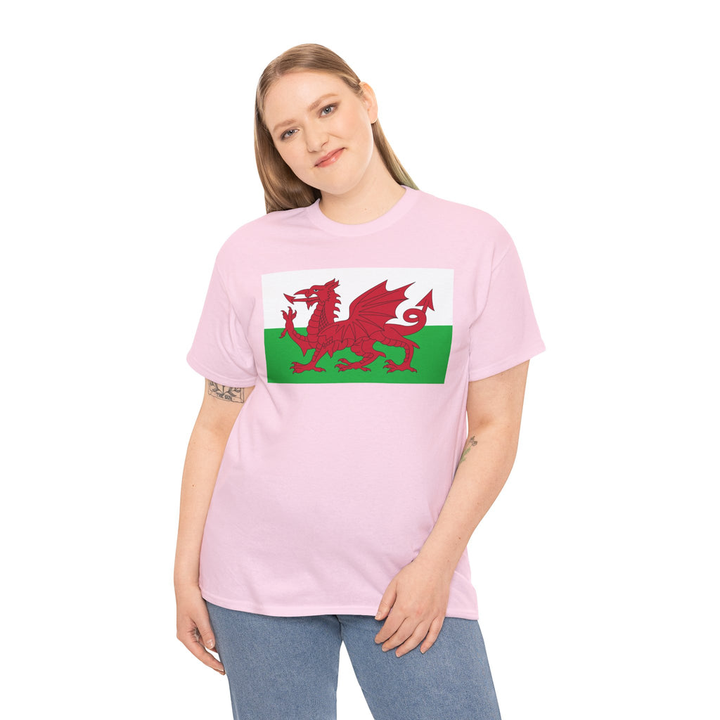 Welsh Dragon T‑Shirt — Cymru Red Dragon Flag Tee