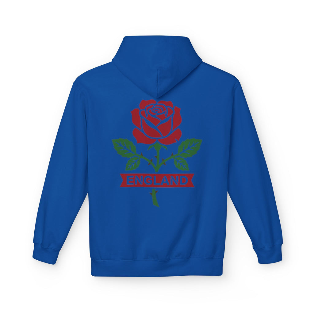 England Rose Hoodie – Classic Red Rose Emblem Sweatshirt