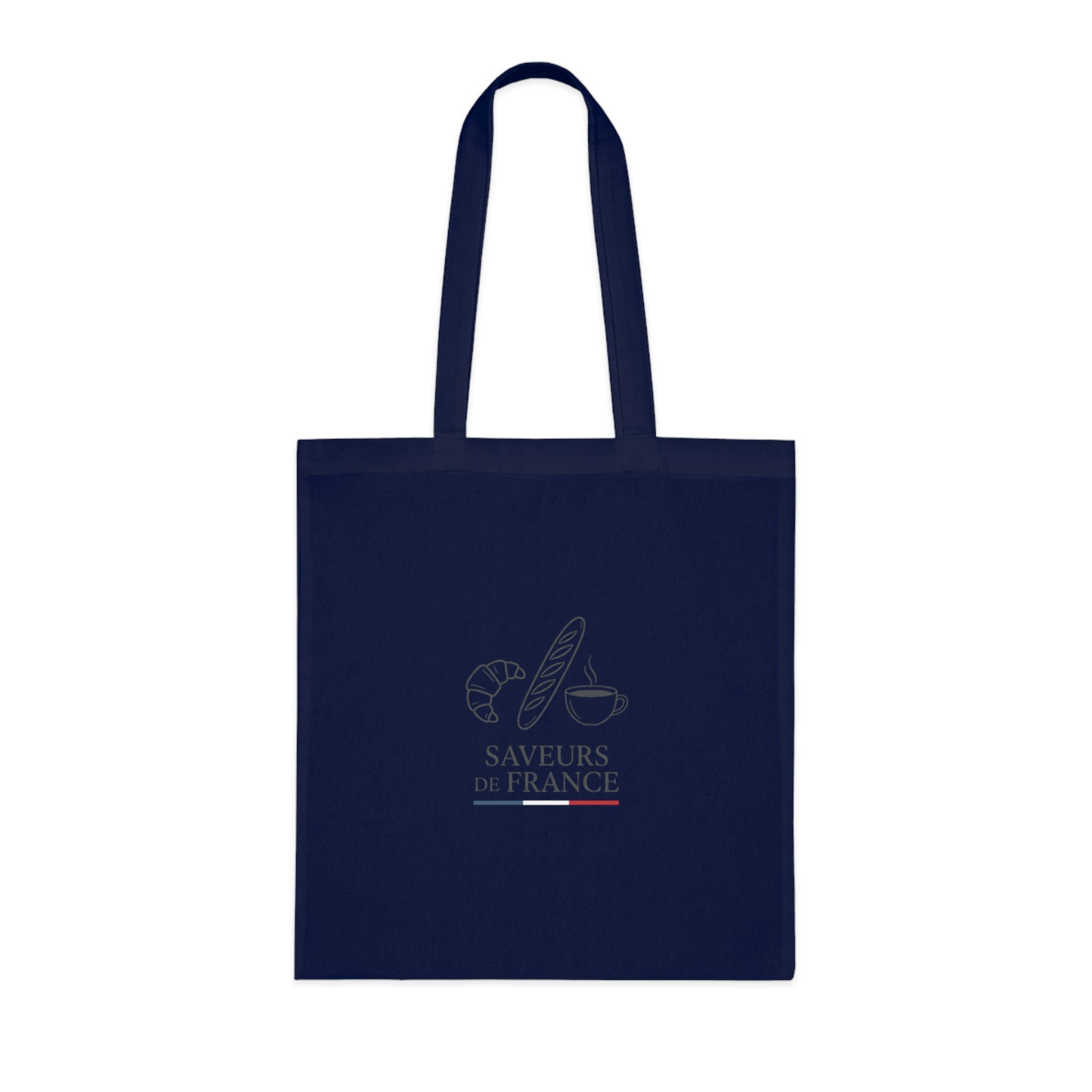 Saveurs de France Cotton Tote Bag — French Bakery Market Tote