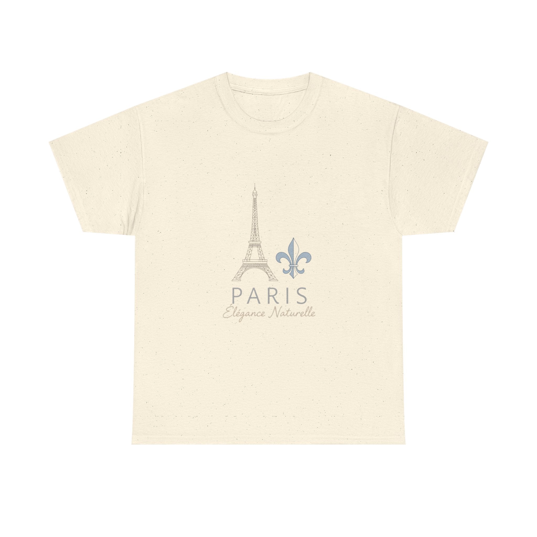 Paris Eiffel Tower Tee – 'Paris Élégance Naturelle' Graphic T-Shirt