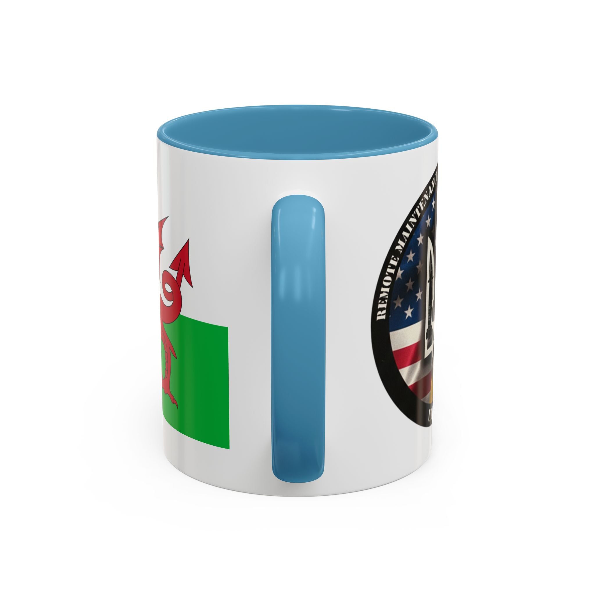 Wales Flag Accent Coffee Mug (11/15oz) – Red Welsh Dragon Tea & Coffee Cup