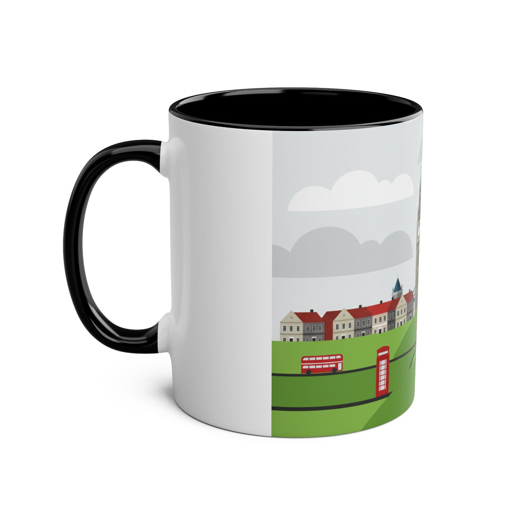 Two-Tone Coffee Mugs, 11oz