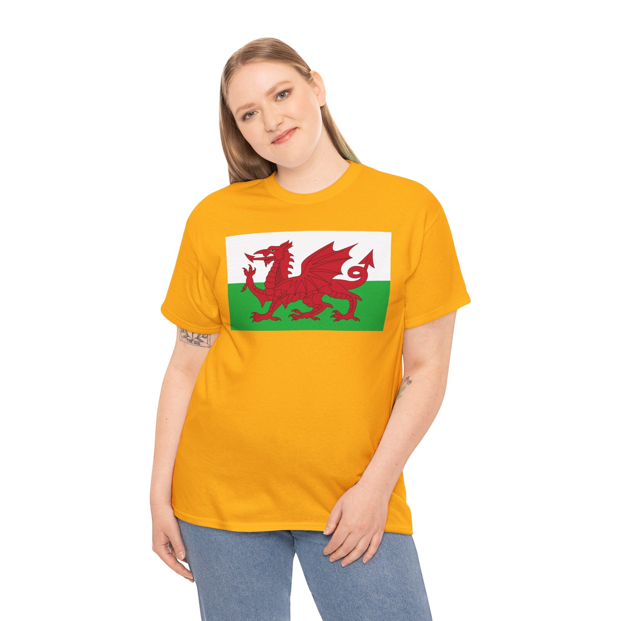 Welsh Dragon T‑Shirt — Cymru Red Dragon Flag Tee