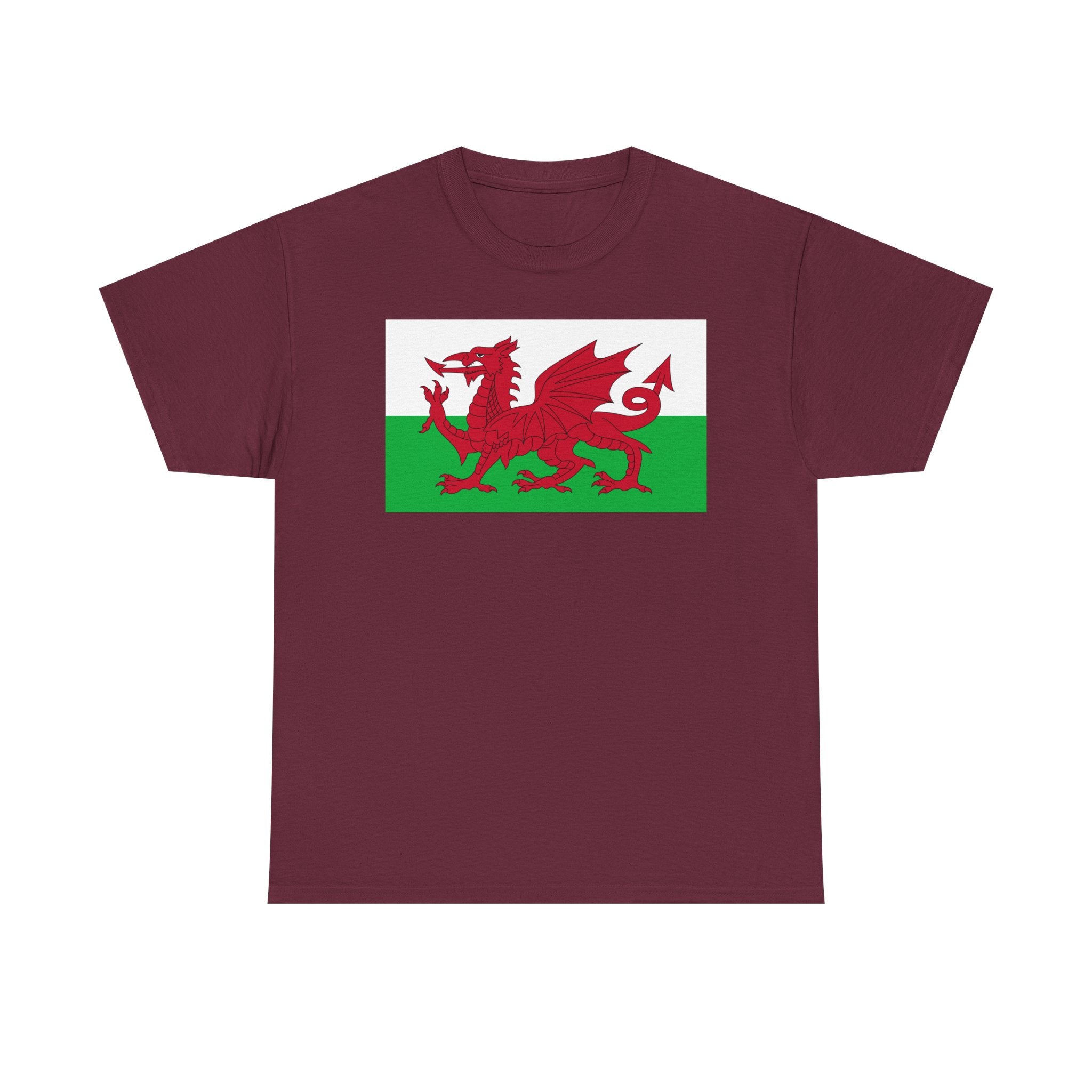 Welsh Dragon T‑Shirt — Cymru Red Dragon Flag Tee
