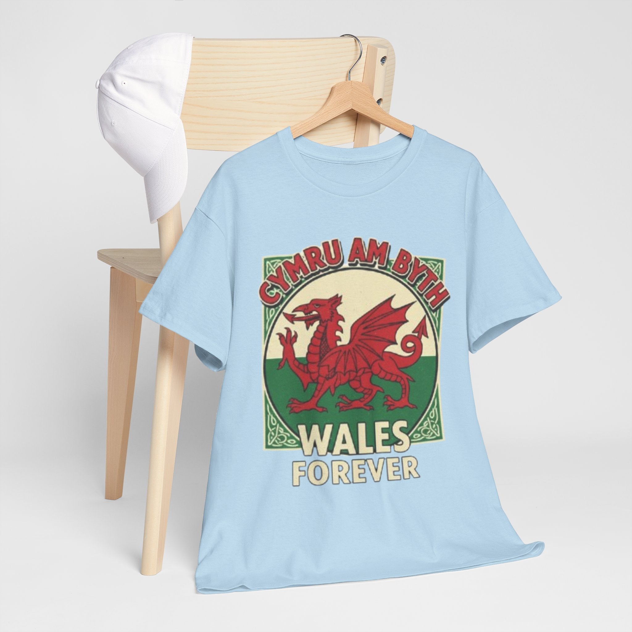 Wales Forever T-Shirt — Cymru Am Byth Retro Welsh Dragon Tee