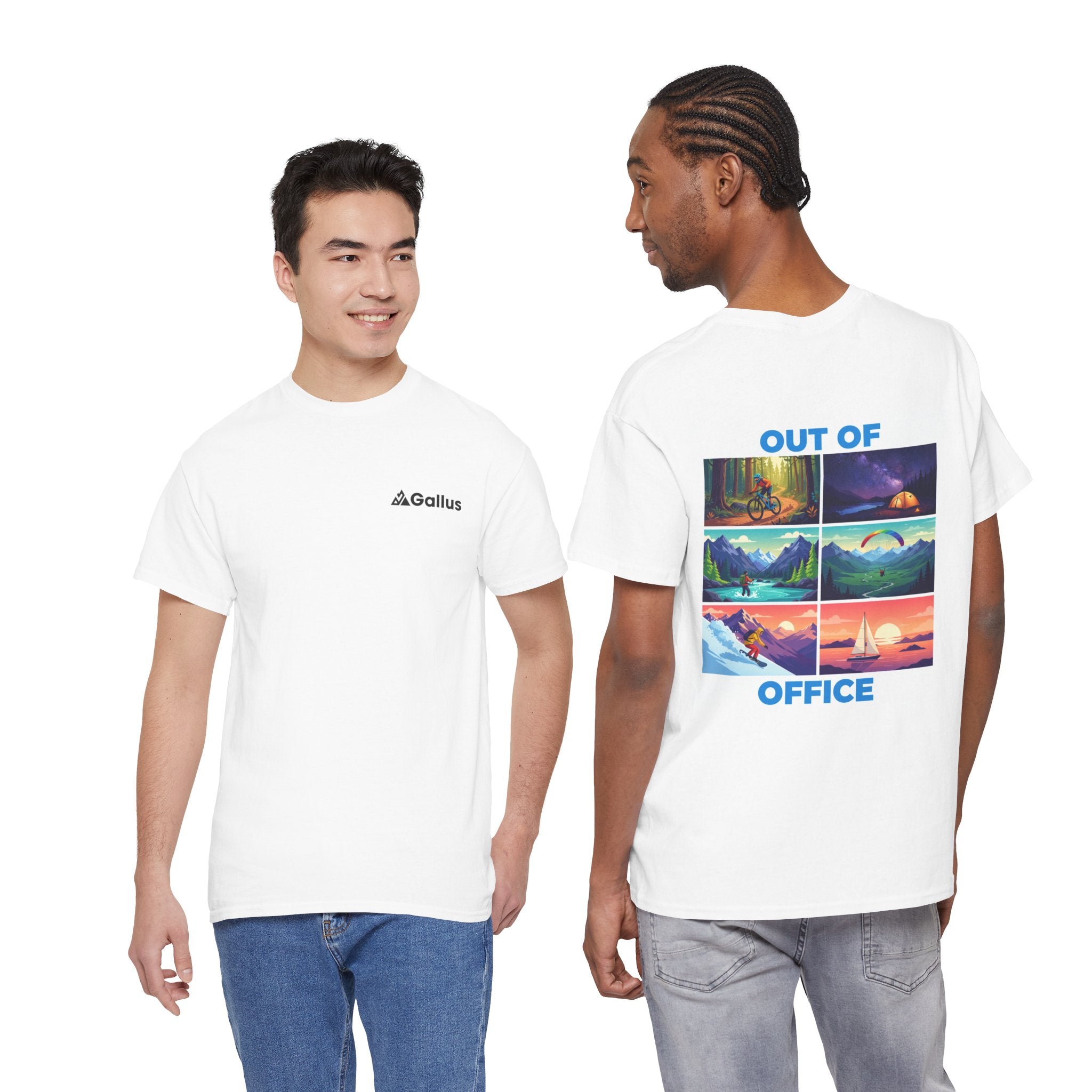 Out of Office T‑Shirt — Retro Travel Adventure Graphic Tee