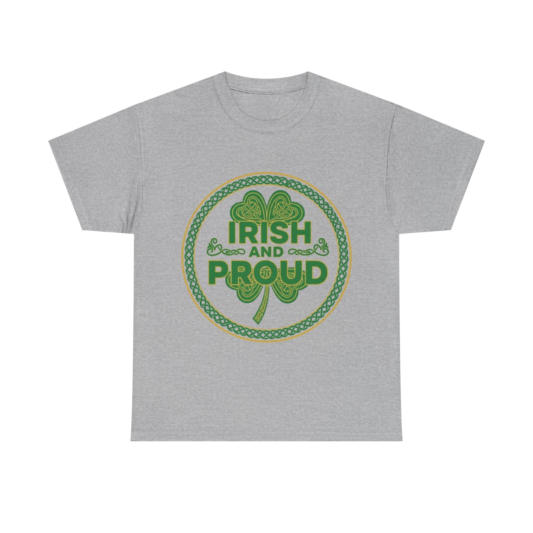 Irish and Proud Shamrock T-Shirt — St. Patrick’s Day Celebration Tee