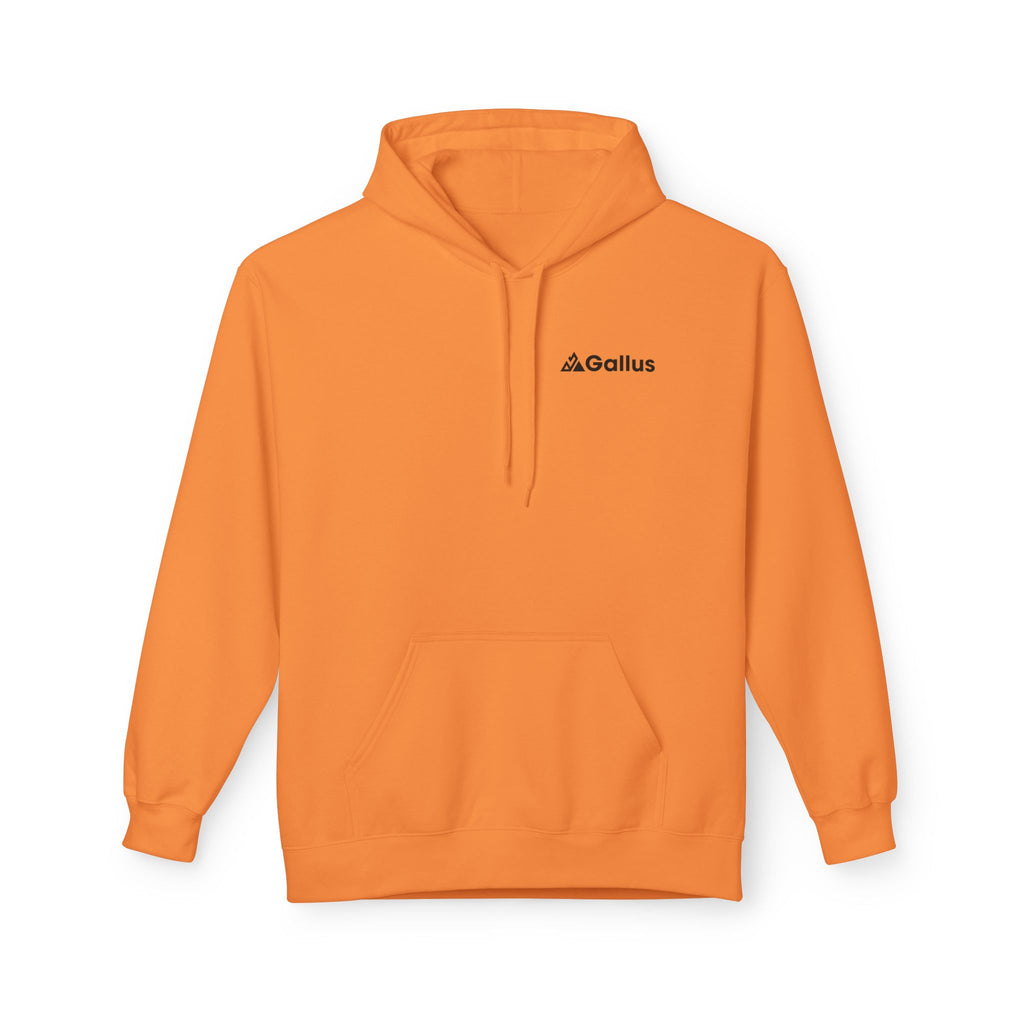 Sunset Mountain Hoodie — Retro Outdoors Graphic Pullover