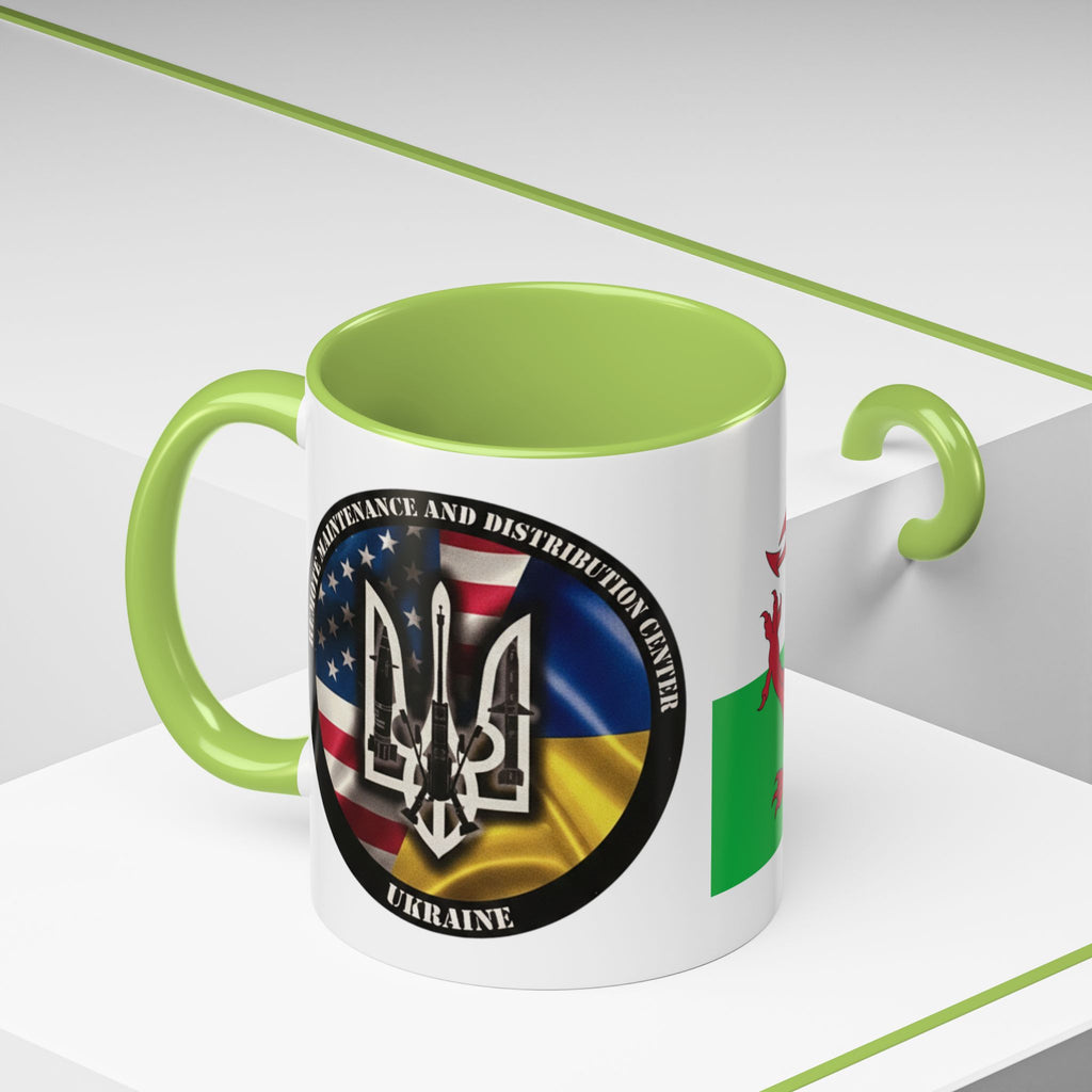 Wales Flag Accent Coffee Mug (11/15oz) – Red Welsh Dragon Tea & Coffee Cup