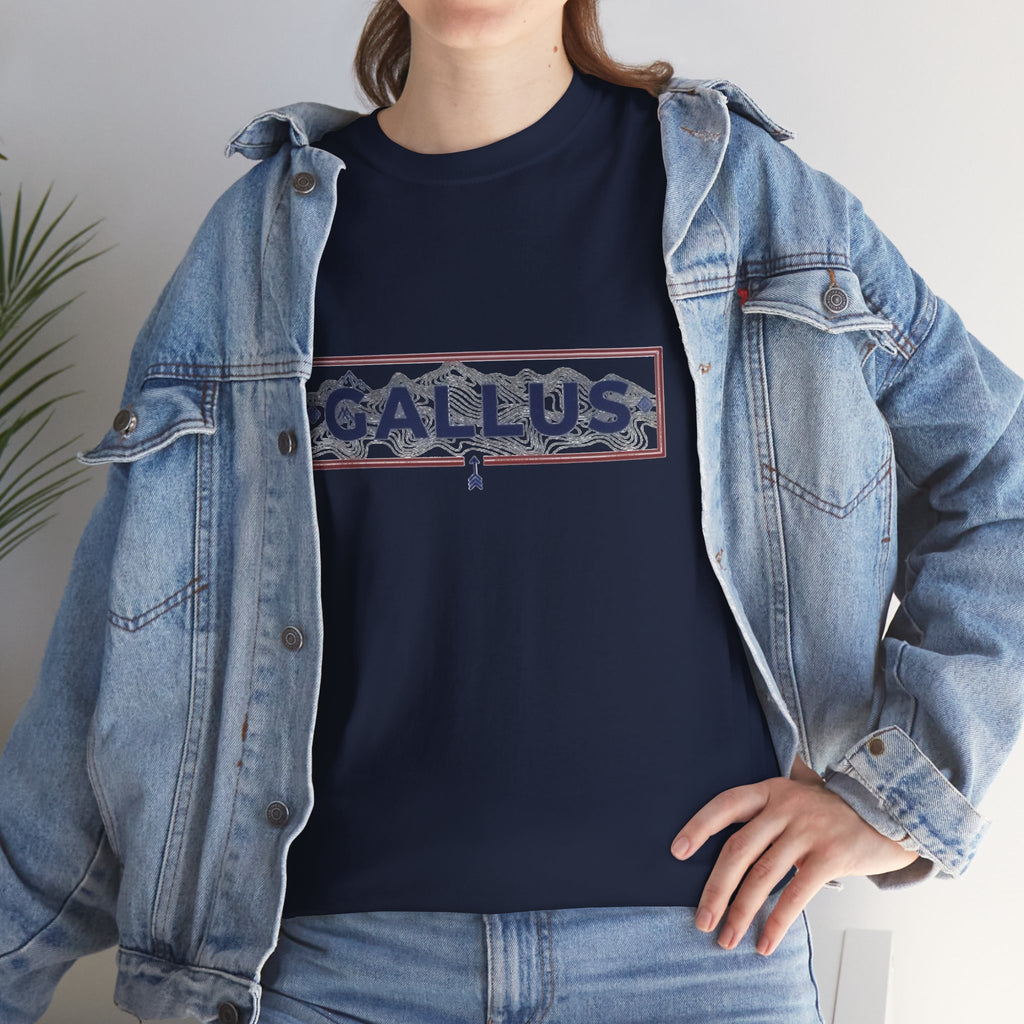 Gallus Spain Map T‑Shirt — Vintage Grid Spain Map Tee