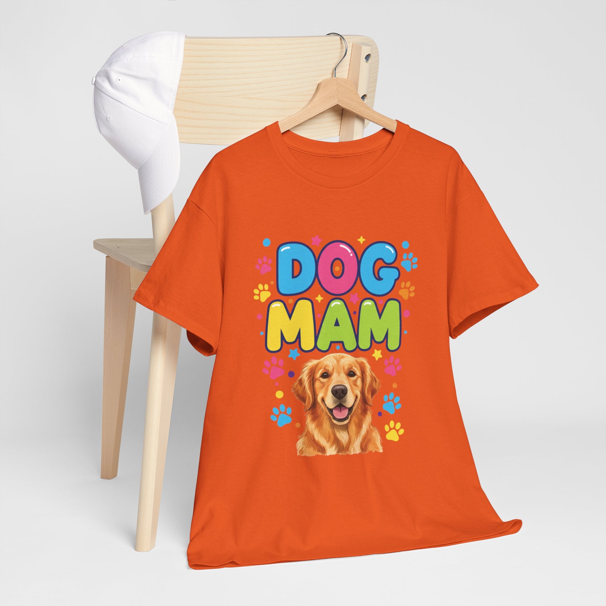 Dog Mam T-Shirt — Cute Colorful "Dog Mam" Graphic Tee for Dog Lovers