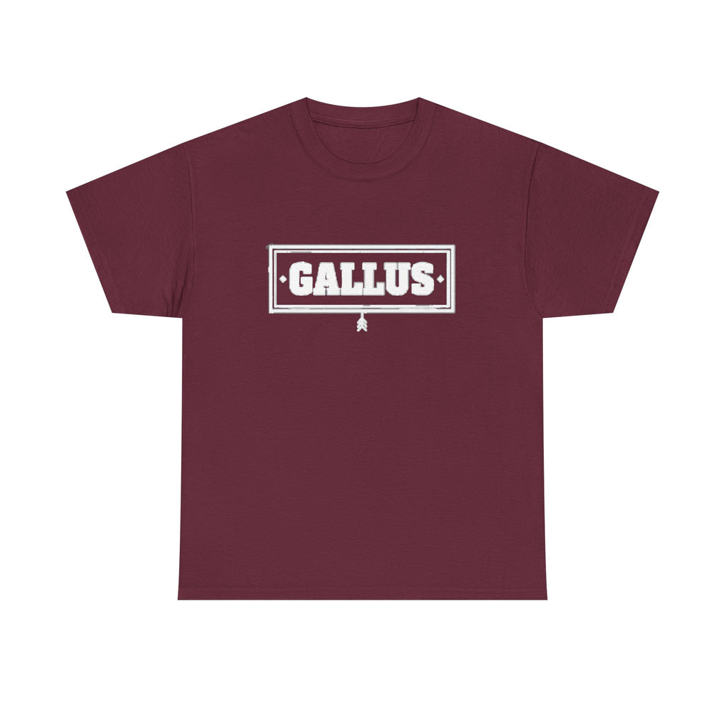 T-Shirt — 'GALLUS' Front Logo with Compass Back: 'Honestly I Am Not Lost' Casual Graphic Tee