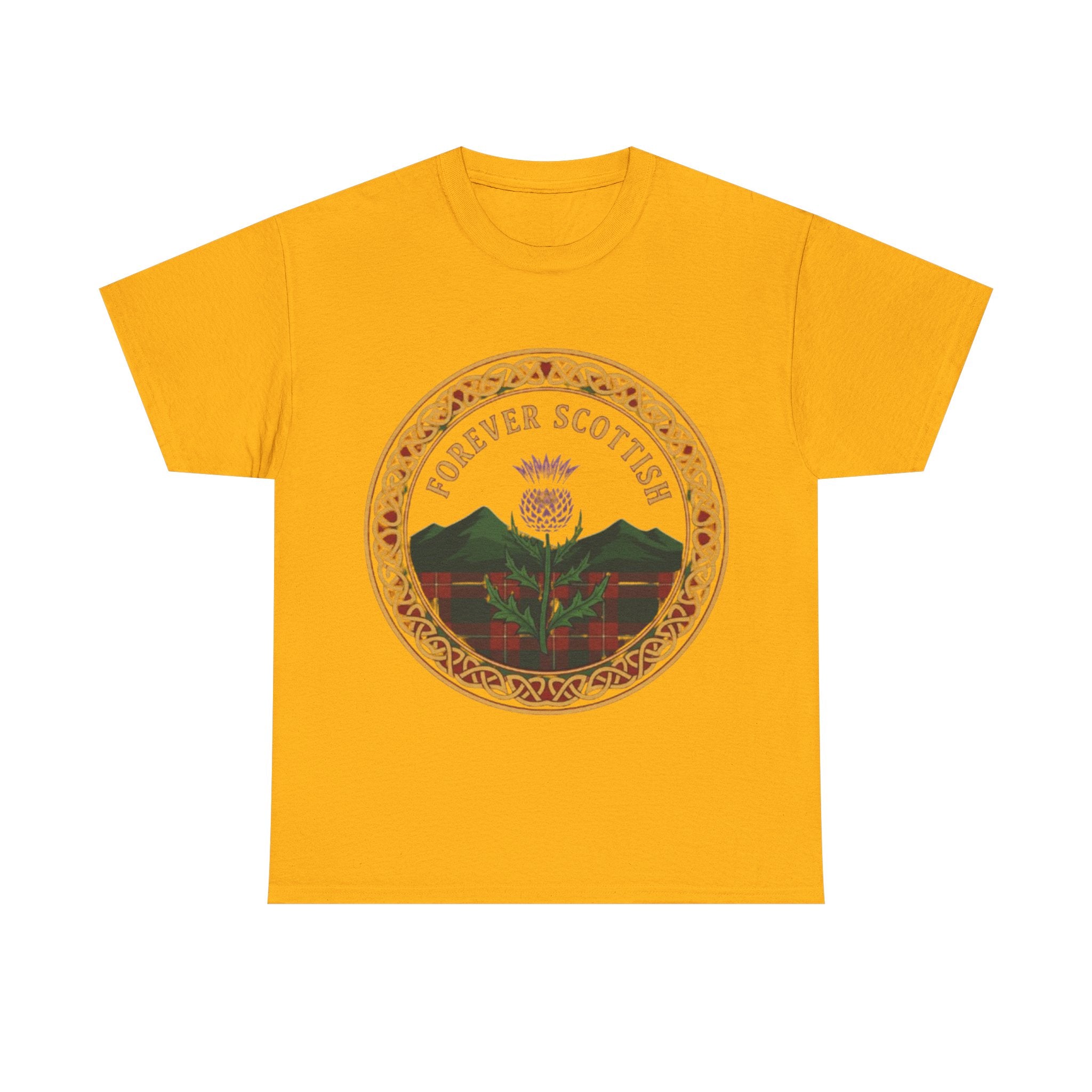Scottish Thistle T‑Shirt - "Forever Scottish" Crest Tee