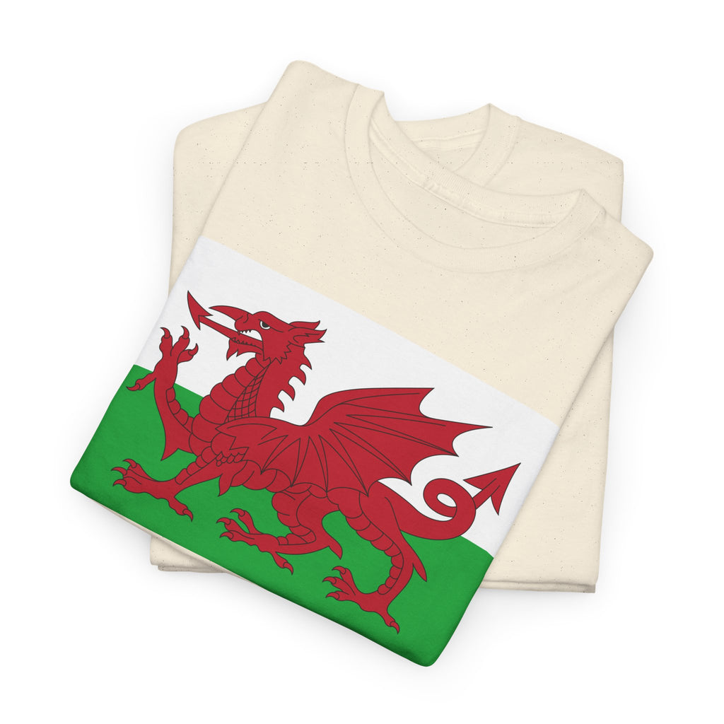 Welsh Dragon T‑Shirt — Cymru Red Dragon Flag Tee