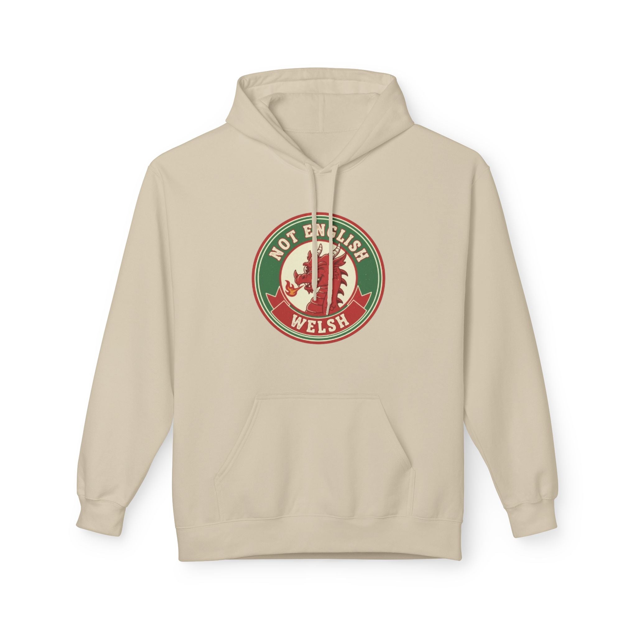 Not English — Welsh Lion Hoodie