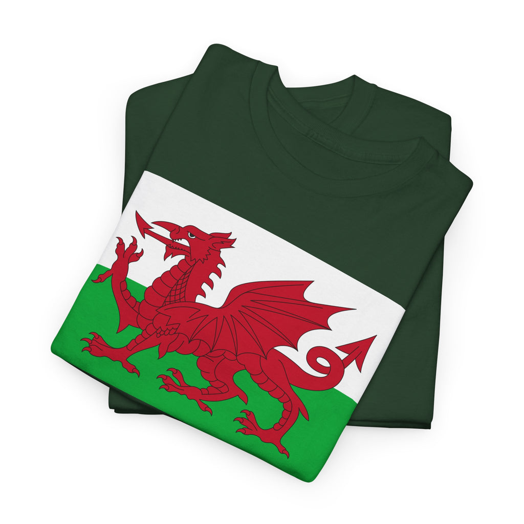 Welsh Dragon T‑Shirt — Cymru Red Dragon Flag Tee