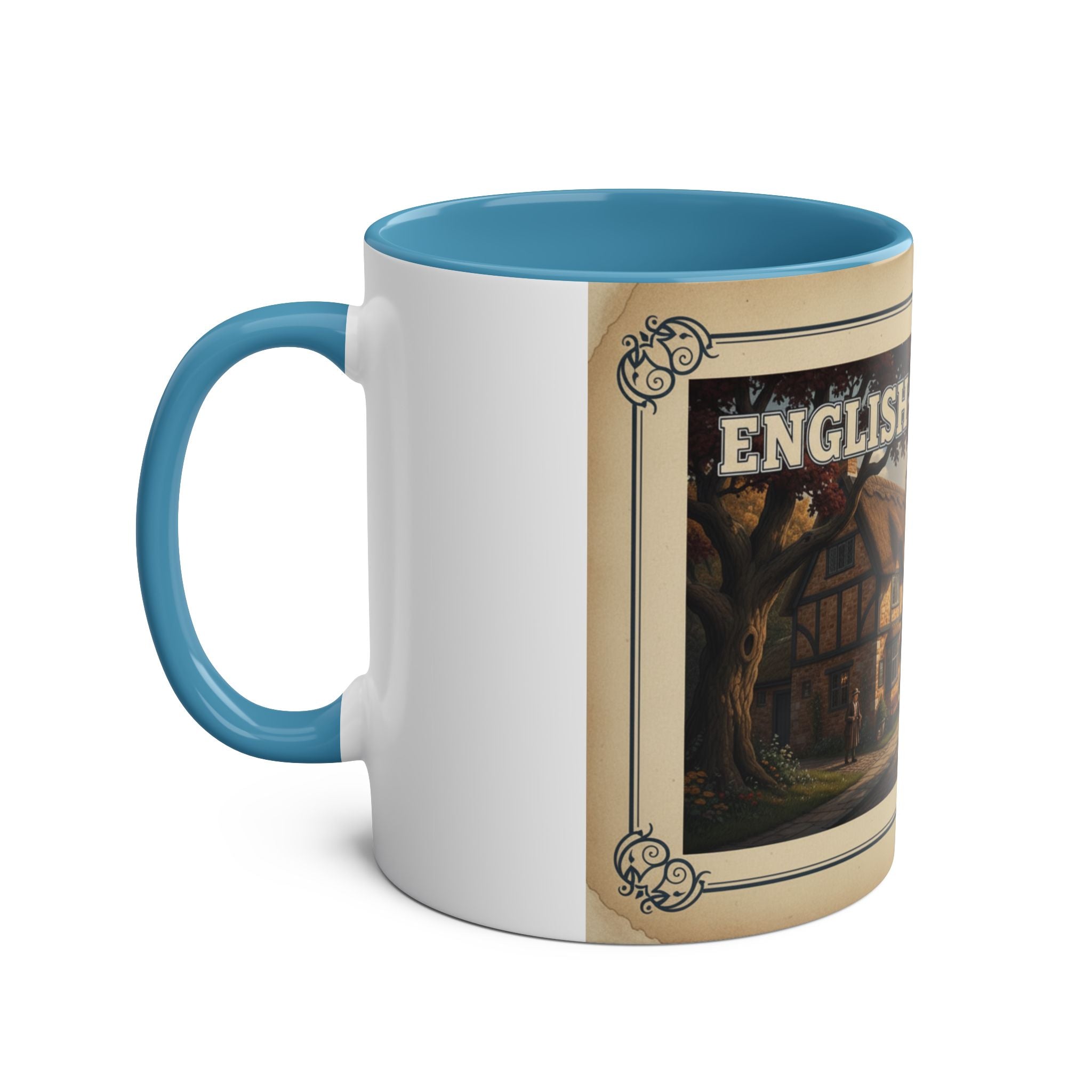 Two-Tone Coffee Mugs, 11oz