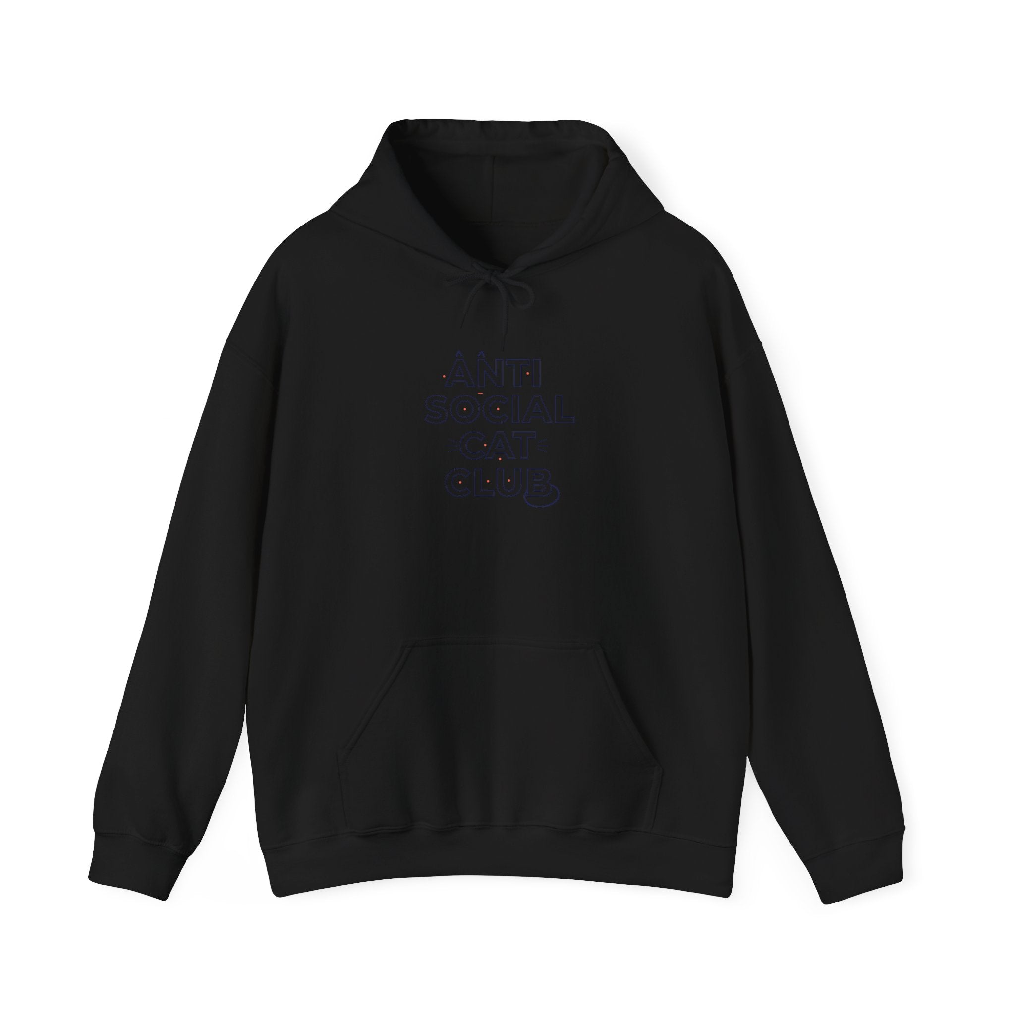 Hollow Outline Typography Hoodie | outline text shirt, minimalist typography
