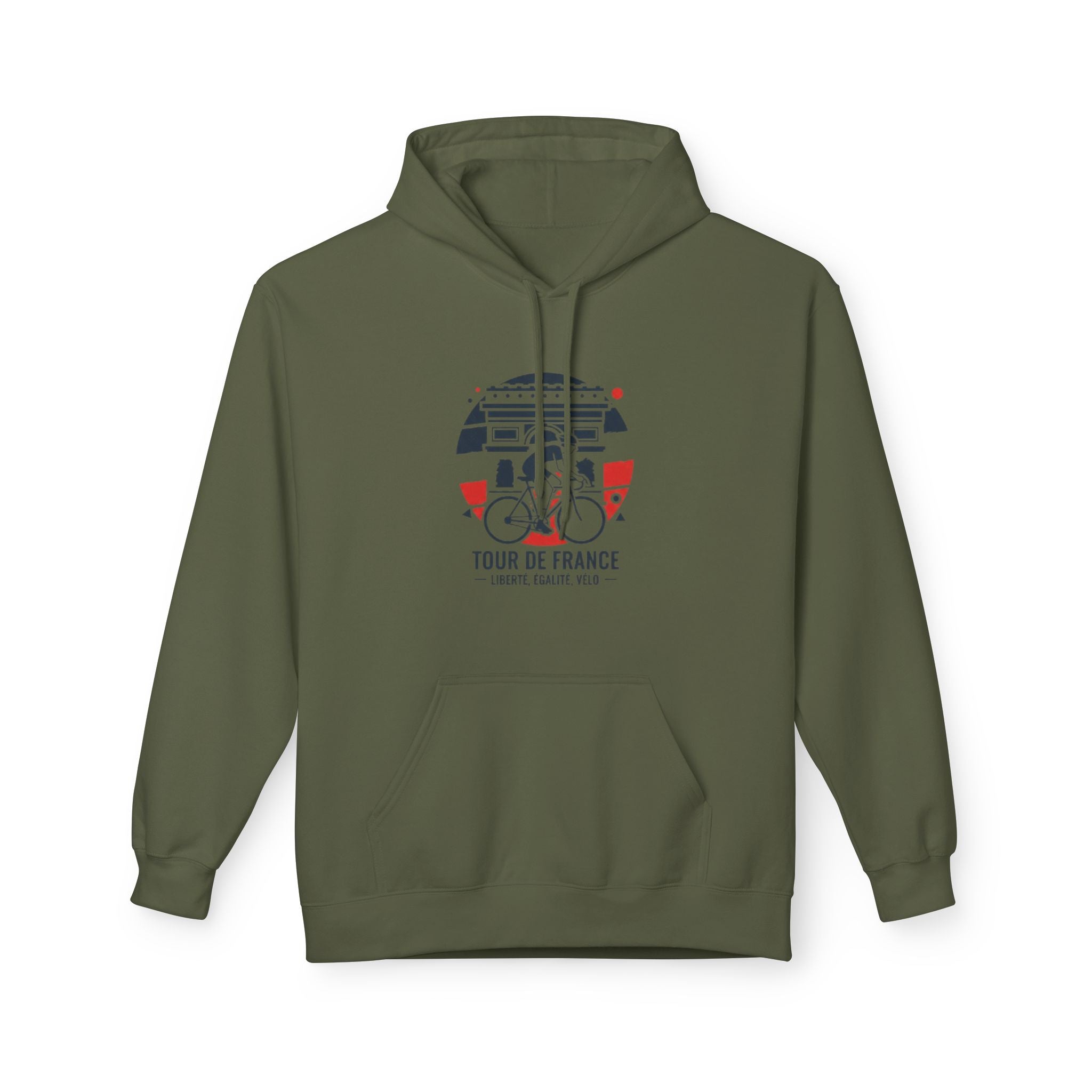 Tour de France Cycling Hoodie – Retro Bike Race Graphic