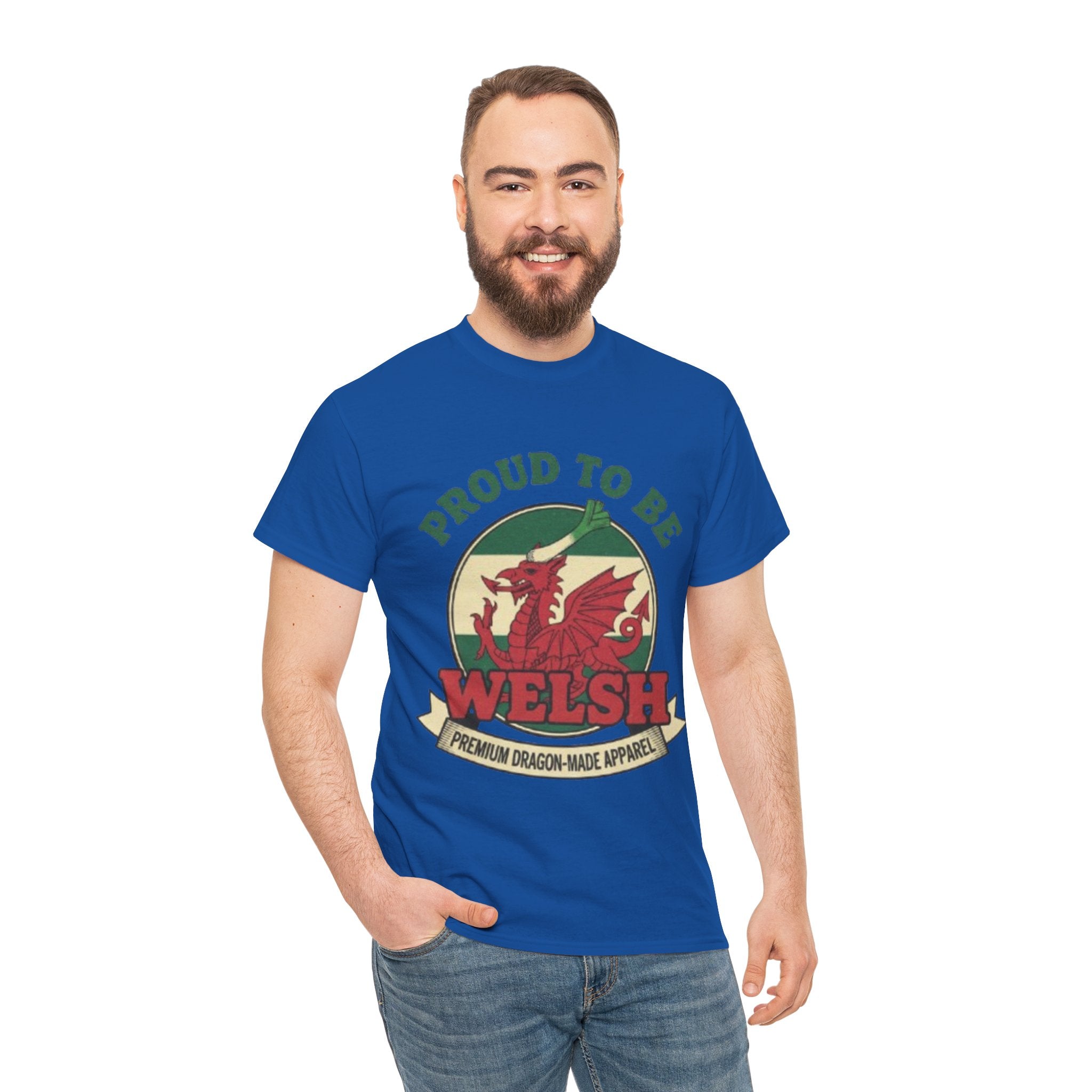 Proud to Be Welsh T-Shirt — Welsh Dragon Pride Tee