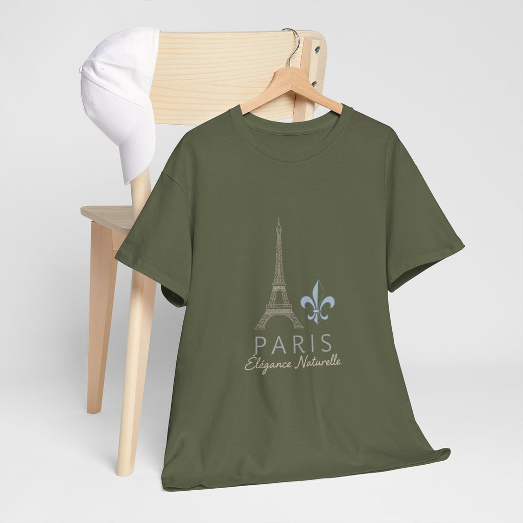 Paris Eiffel Tower Tee – 'Paris Élégance Naturelle' Graphic T-Shirt