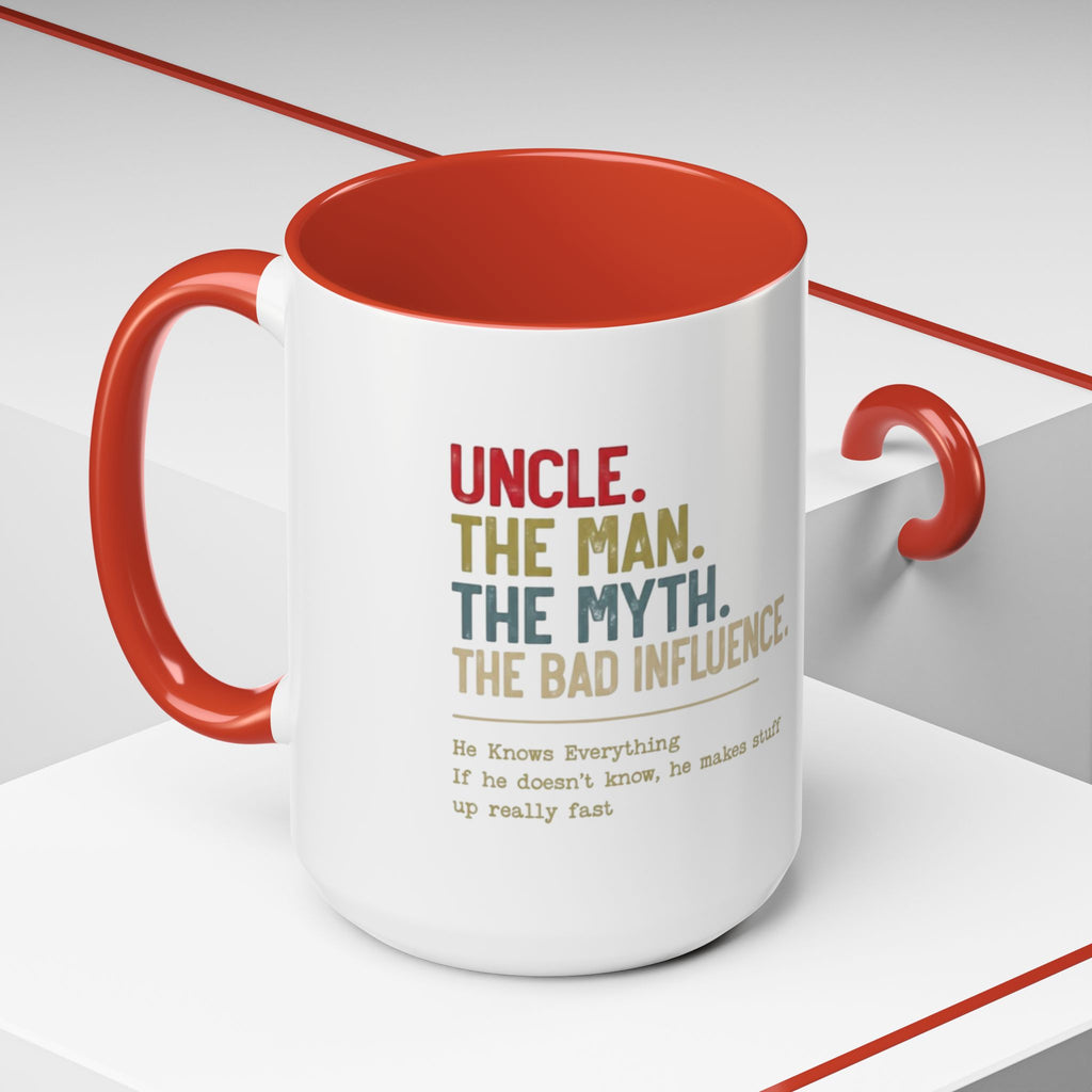 Uncle 'The Man, The Myth, The Legend' Accent Coffee Mug