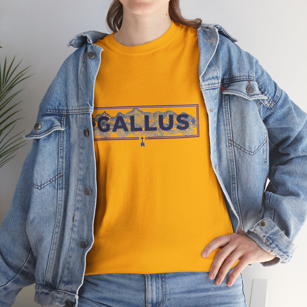 Gallus Spain Map T‑Shirt — Vintage Grid Spain Map Tee