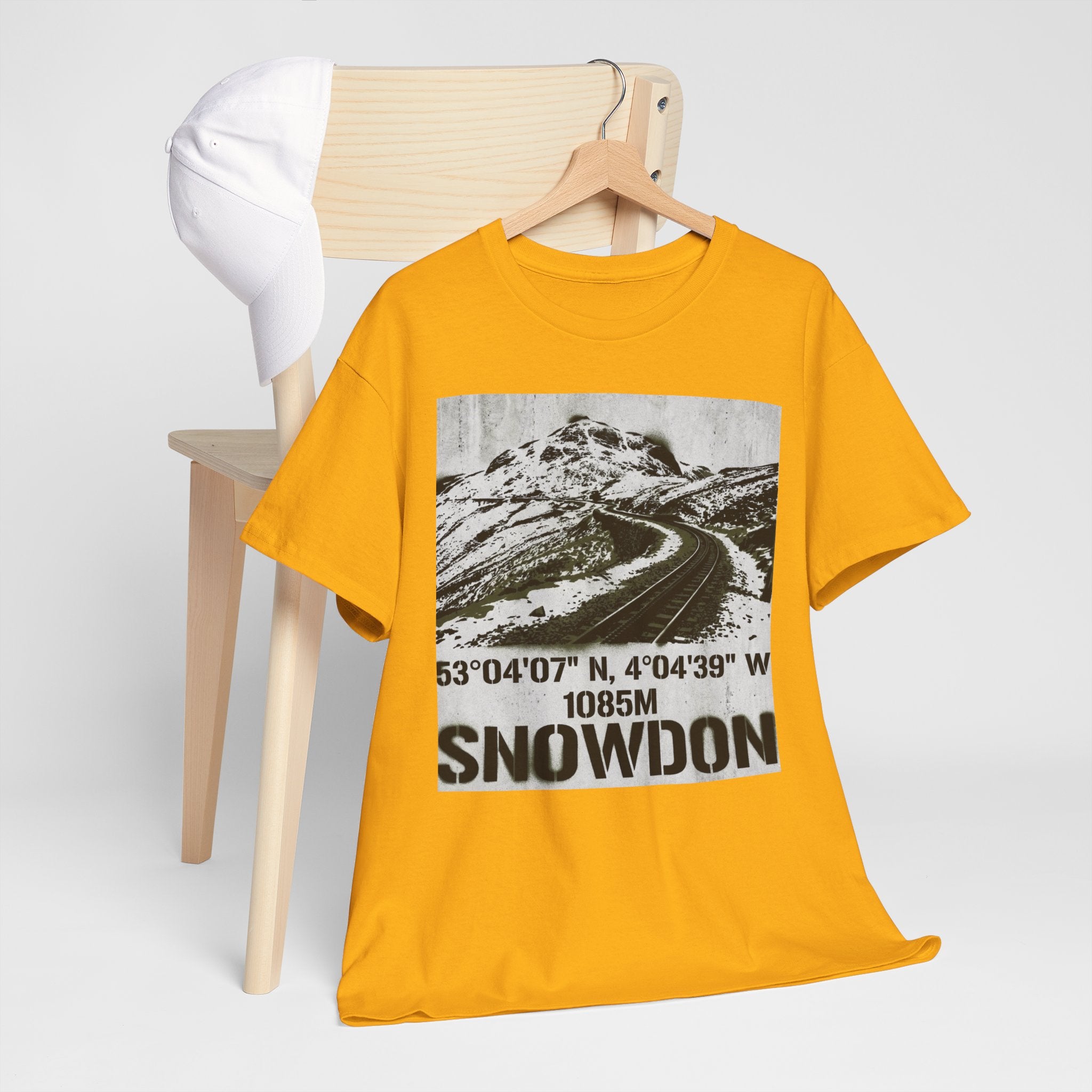 Snowdon Mountain Tee — Snowdon 1085M Coordinates Graphic T-Shirt