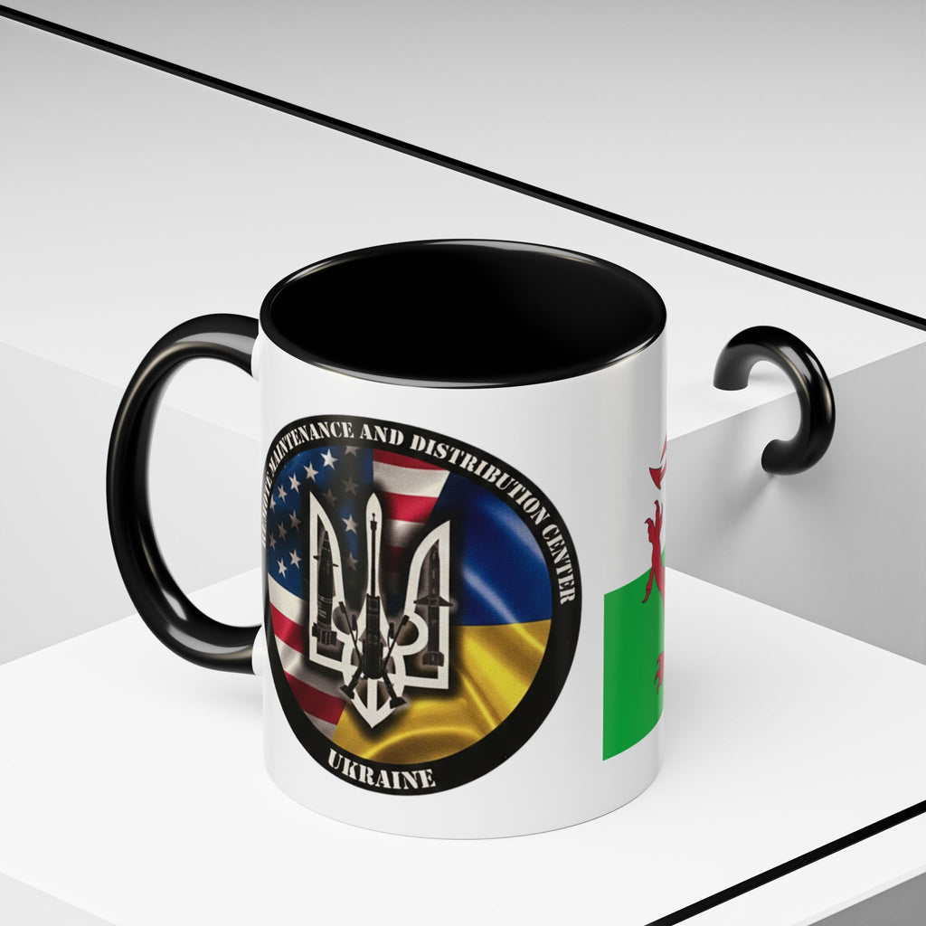 Wales Flag Accent Coffee Mug (11/15oz) – Red Welsh Dragon Tea & Coffee Cup