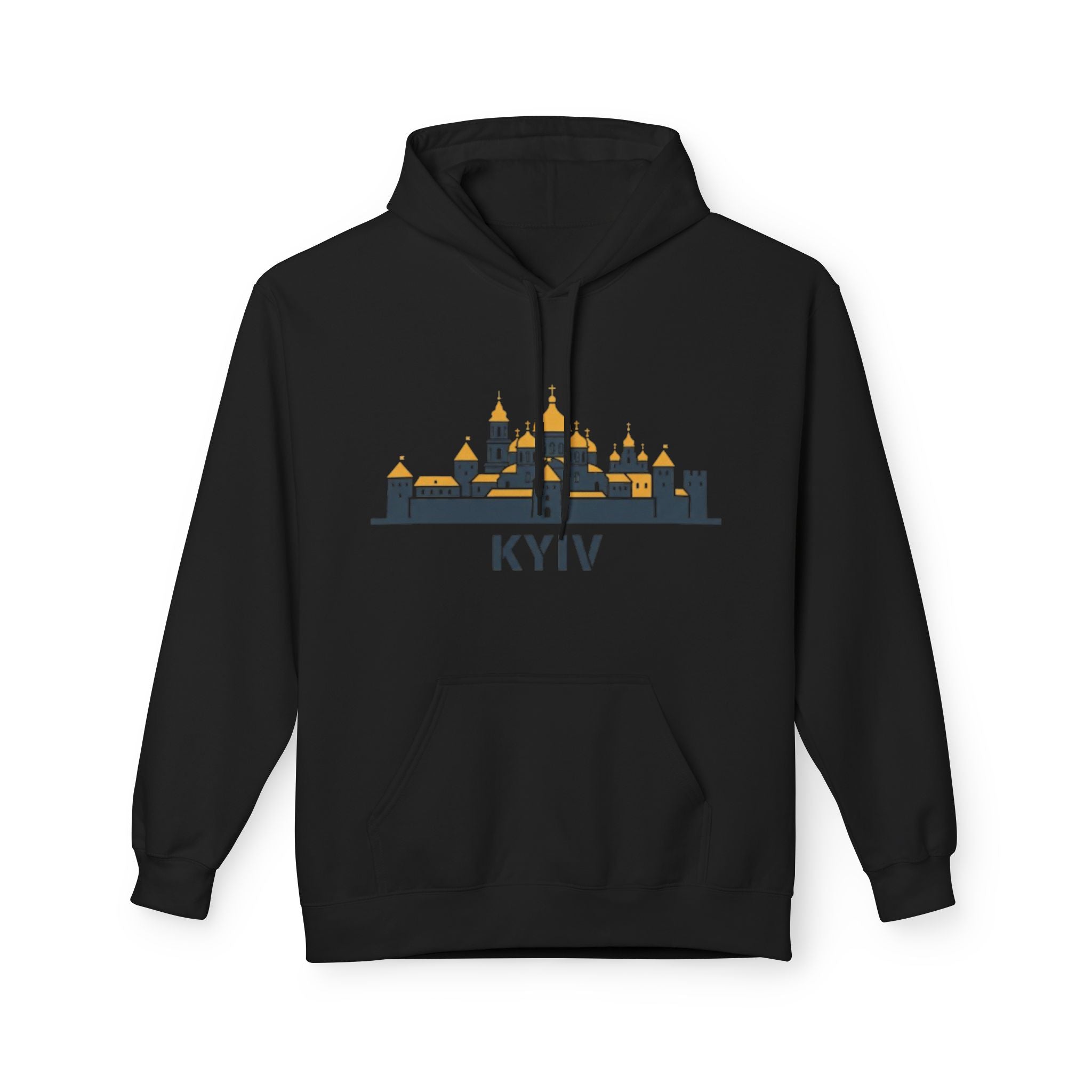 Kyiv Skyline Hoodie — Minimal Cityscape Ukraine Pride Sweatshirt