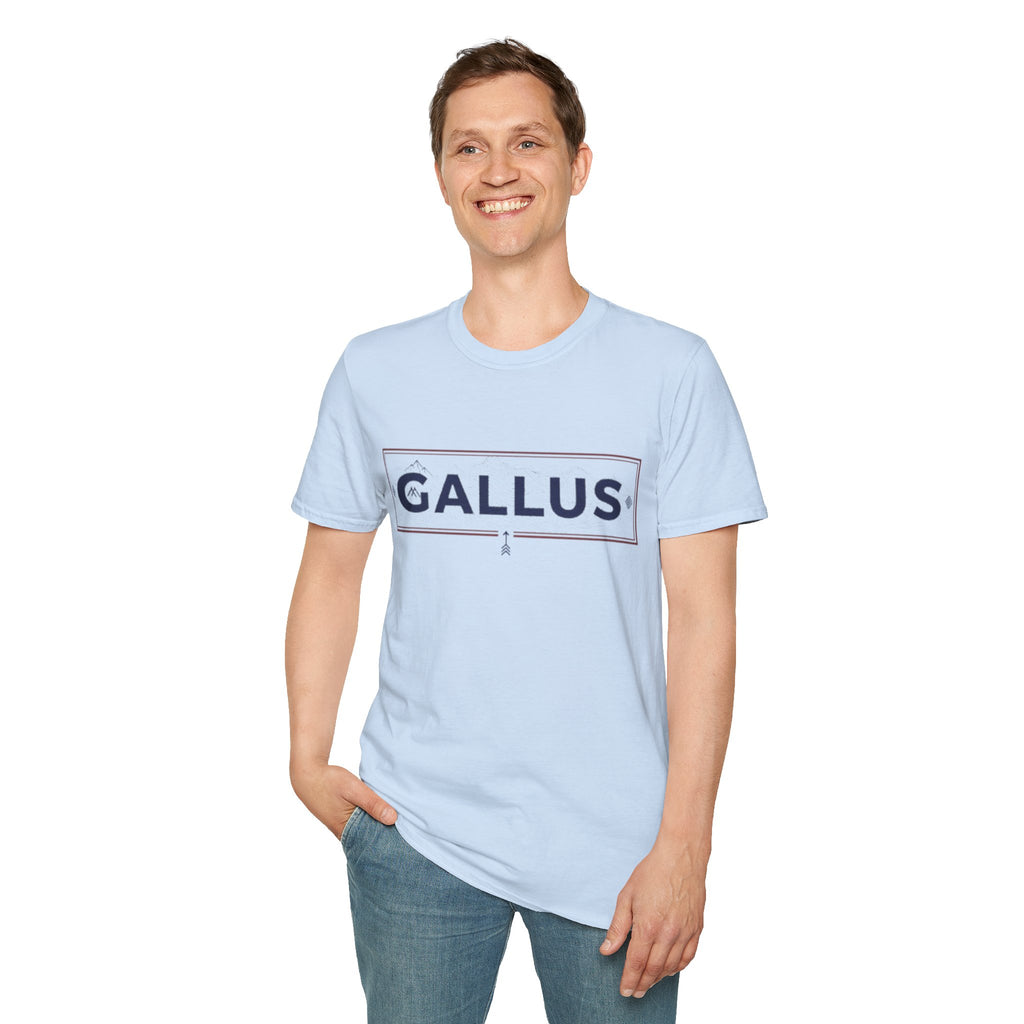 Gallus Street Sign T-Shirt — Vintage Road-Style Graphic Tee