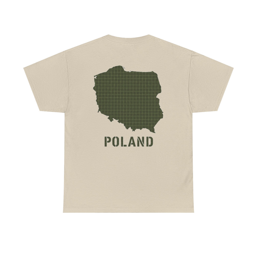 Poland Map T-Shirt — Gallus Logo Military-Style Polish Pride Tee